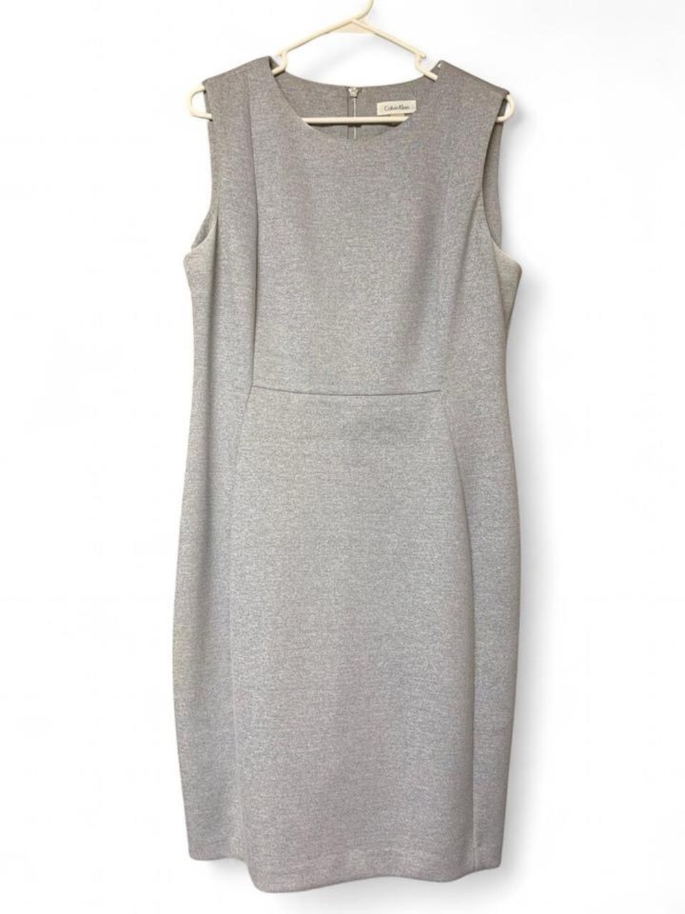 Calvin Klein Gray Sheath Dress